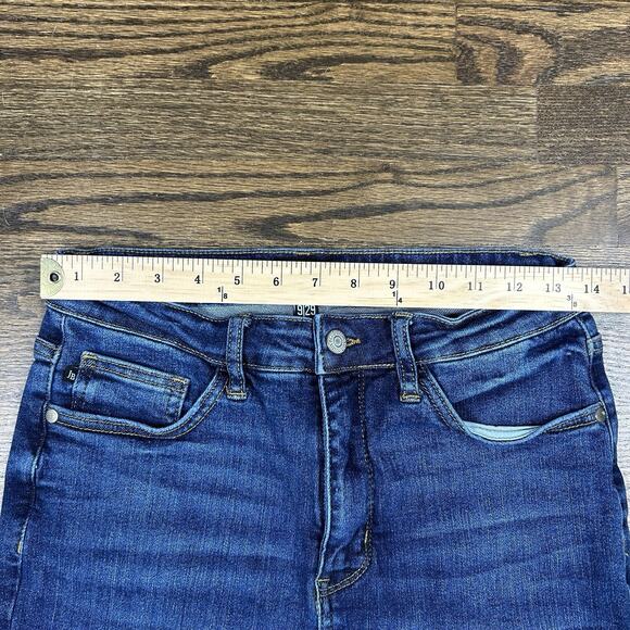 Judy Blue Jeans Womens 9 | 29 Skinny Fit Dark Wash Mid Rise Stretch Denim - Picture 4 of 14